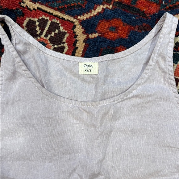 Lilac linen crop opia byron bay - Picture 2 of 4